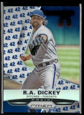 2015 Panini Prizm #131 R.A. Dickey Jackie Robinson /42 - Image 1 of 2