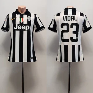 Football shirt soccer Juventus Home 2014/2015 Nike jersey Player Issue Vidal #23 - Picture 1 of 12