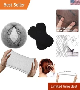 Hair Net 100 Pcs, 20 Inches Elasticity Invisible Elastic Mesh Wig Nets for Ha... - Picture 1 of 8