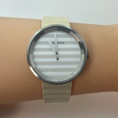 Reloj SEIKO ISSEY MIYAKE Jasper Morrison POR FAVOR Japón esfera blanca 5BAR #543A Foto 1 de 4