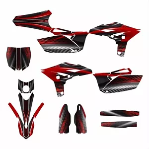 2010 2011 2012 2013 YZ250F kit de pegatinas gráficas #3333-rojo - Imagen 1 de 1