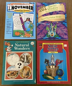 Social Study Curriculum Activity Books Grades 3-6: Natural Wonders, In a Bag ++ - Picture 1 of 19