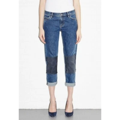 Parche de rodilla MiH Jeans The Tomboy ajustado novio 28 Foto 1 de 4