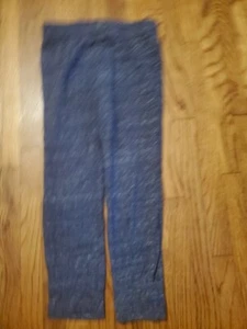 Old Navy Kids Girls Cotton Full Length Leggings Blue Sz 4T           - Picture 1 of 3