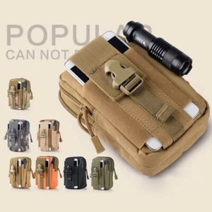 Camo Outdoor Metal Detector Finds Zipper Canvas Pouch Waist Bag Metal Detecting - Picture 1 of 19