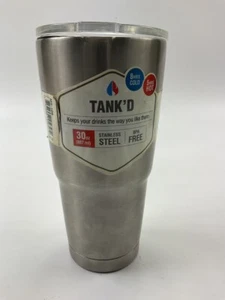 30oz Stainless Steel Double Wall Tumbler Insulated BPA-Free Coffee Travel Mug - Picture 1 of 4