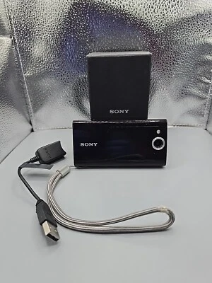 Sony Bloggie Duo 5.1MP HD Snap Camcorder 4GB Dual Screen MHS-FS2 Purple- Tested - Image 1 of 4
