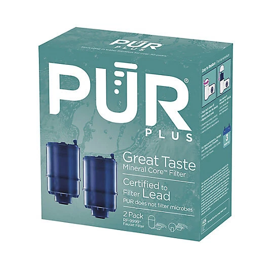 PUR® PLUS Mineral Core™ Faucet Mount Water Filter Replacement in Blue (Set of 2) - Image 1 of 1