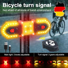 USB LED Fahrrad Rücklicht Bremslicht Blinker + Remote Fernbedienung Kabellos