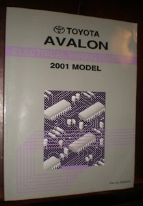 TOYOTA AVALON ELECTRICAL WIRING DIAGRAM 2001 MODEL EWD431U VERY GOOD - Picture 1 of 1