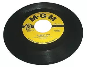 CONNIE FRANCIS - ""IF I DIDN'T CARE/TOWARD THE..." 7" VINYL-1959-FRÜHE PRESS-MGM - Bild 1 von 4
