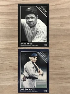 1992 Conlon TSN “13th National” BABE RUTH & JOE JACKSON (Color) Lot!!! - Picture 1 of 2