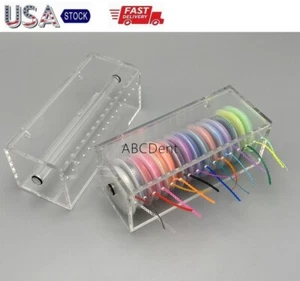 Dental Orthodontic Elastics Power Chains Holder Dispenser Dispalyer box Rack - Picture 1 of 15