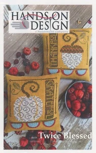 Hands On Design Twice Blessed Felt pieces Counted Cross Stitch Pattern - Picture 1 of 2