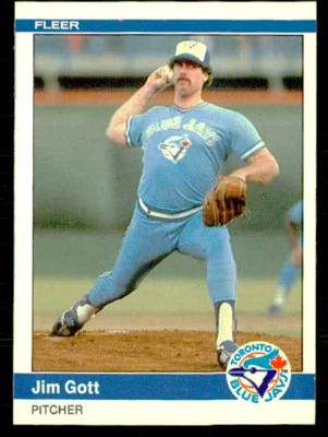 1984 Fleer - Jim Gott #155 - Image 1 of 2