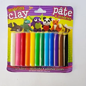 Arcilla para modelar Arta and Crafts para niños 12 colores palos no tóxicos 3,5" - Imagen 1 de 5