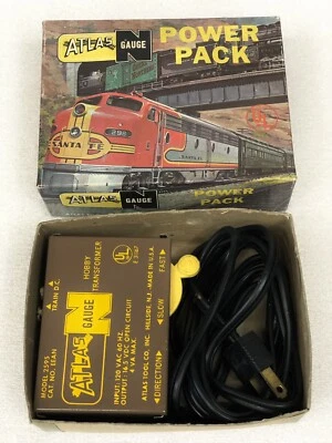 Vintage Atlas N Gauge Model Train Power Pack /Transformer TESTED, WORKING! - Image 1 of 4