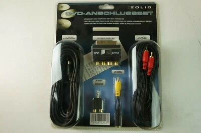 Zolid DVD Anschlusset S-Video Kabelset Adapter OVP 10 Meter RCA Kabel  S-3051 - Bild 1 von 4