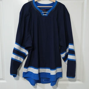 Camiseta de práctica CCM AHL azul marino blanco para hombre talla 56 - Imagen 1 de 13