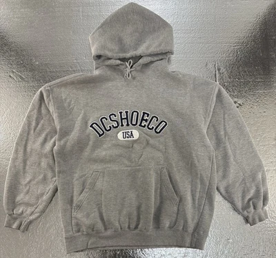 Y2K DC Shoe CO Hoodie Pullover Embroidered Sweater Mens Size L Skateboarding VTG - Image 1 of 4