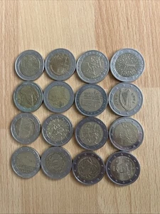 2 Euro Wertvoller Münzen Verschiedene Länder Aus Sammlung - Bild 1 von 1
