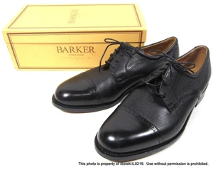 NEU NEU IM KARTON HERREN BARKER England KLEIDERSCHUHE GRÖSSE 11,5 US schwarz Kalbsleder Flecken - Bild 1 von 9
