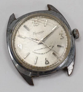 Beauvais Men’s Watch 17 Jewels Swiss Made Silver Tone For Parts/Repair - Picture 1 of 6