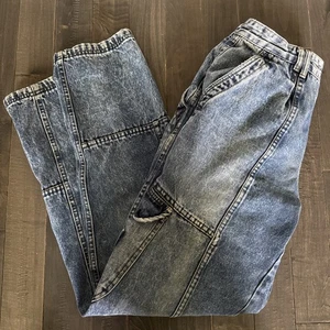Jeans cargo Bugle Boy vintage años 80 talla 32L lavado a piedra bolsillo lateral edición especial - Imagen 1 de 19