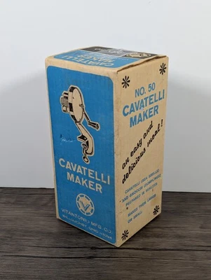 Máquina de Pasta Vitantonio Cavatelli Vintage - Modelo Nº 50 - Caja Original Foto 1 de 4