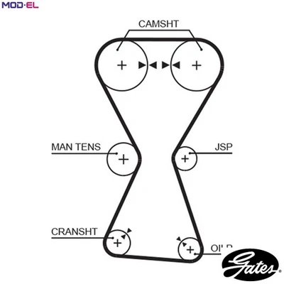 TIMING BELT 5255XS FOR HYUNDAI SONATA/III/Mk/� LANTRA SONICA BIMANTARA  KIA - Image 1 of 4