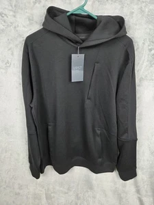 Pullover VRST Para Hombre M Negro Con Capucha Pinnacle Polar Preppy Clásico NUEVO - Imagen 1 de 15