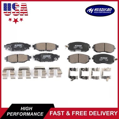 Front and Rear Ceramic Brake Pads for 2013 - 2015 Subaru Forester BRZ Impreza - Image 1 of 4