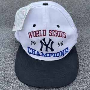 Vintage New York Yankees Hat Cap 1996 New Era World Series Champions MLB - Picture 1 of 10