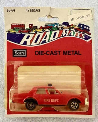 RARO! Chevy Caprice Fire Chief - Sears Road Mates 1:64 - PlayArt Chevrolet - Imagem 1 de 2
