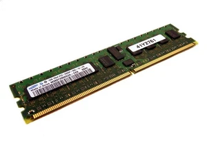 Samsung 1GB DDR2 PC2-5300 DIMM Memory Module M393T2950GZA-CE6 IBM PN: 41Y2761 - Picture 1 of 2