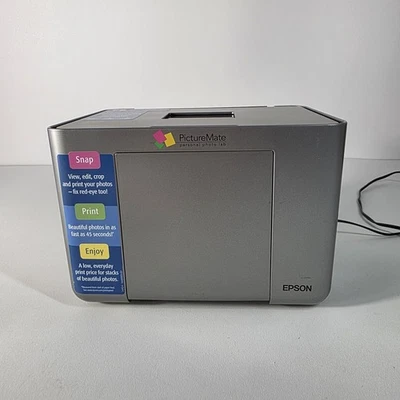 EPSON PictureMate PM240 Personal Photo Lab Snap Printer Digital Portable InkJet - Image 1 of 4