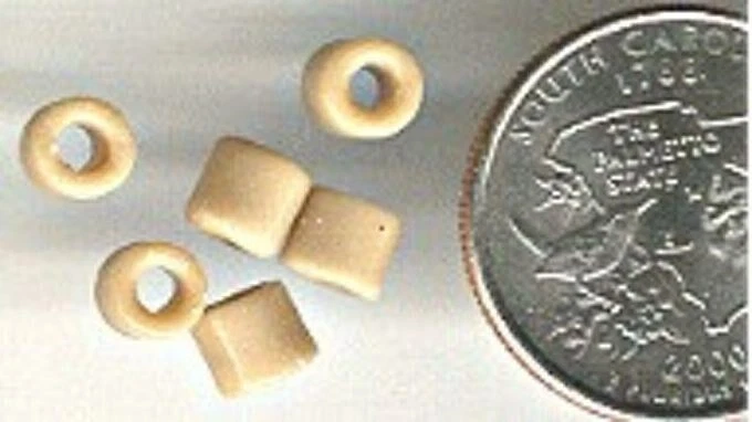 75 piezas. ESPACIADOR PONY VINTAGE CRISTAL BRONCEADO 5mm. CUENTAS B810 Foto 1 de 1