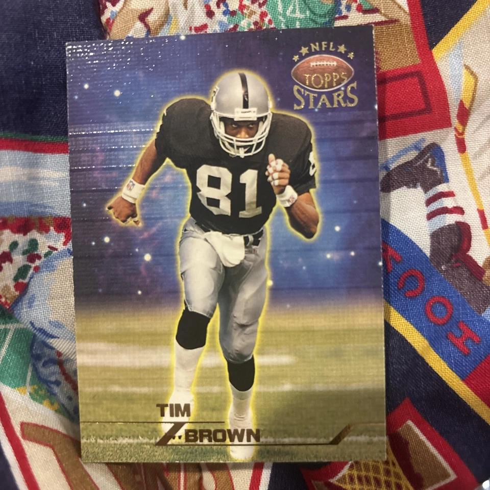 1998 Topps Stars #60 Tim Brown Gold Star #/1999 - Image 1 of 1