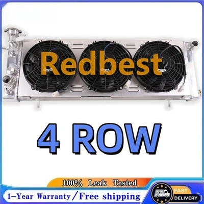 CC1193 For 1984-1990 Jeep Wagoneer 2.1L 2.8L 2.5L 4.0L 4Row Radiator Shroud Fan - Image 1 of 4