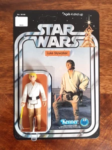 Vintage Star Wars Figure Luke Skywalker Recard 12 Back 1977 kenner - Picture 1 of 7