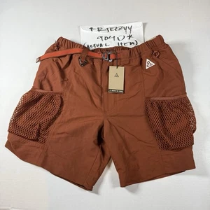 $135 Mens Size M Nike ACG Snowgrass 8" Woven Cargo Shorts DV9405-245 Cinnamon 2 - Picture 1 of 22