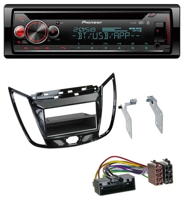 Pioneer MP3 DAB CD Bluetooth USB Autoradio für Ford C-Max Kuga Klavierlack schwa - Bild 1 von 4