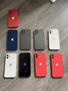 (lote de 9) Carcasa Trasera Apple iPhone 12 Carcasa Cristal Chasis - Imagen 1 de 15
