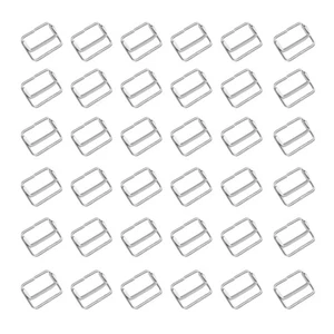 50 Pcs Adjustment Buckle Luggage Strap Sliders Women's Clothing Buckles - Imagen 1 de 12