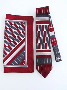 Carlo Palazzi Herren Seidenkrawatte & Einstecktuch Set - Bild 1 von 5