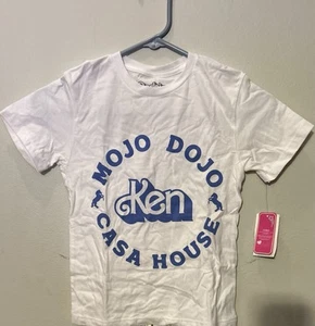XS Girls White TShirt- Ken Mojo Dojo Casa House - Picture 1 of 1