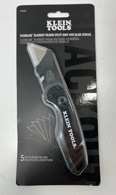 Klein Tools 限量遮光刀 #44303BLK 原厂封装 - 全新 🔪 — 第 1/4 张图片