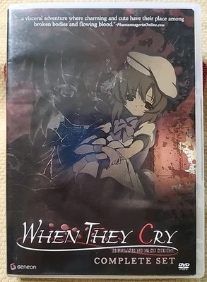 When They Cry - Complete Box Set (DVD, 2010, 6-Disc Set, Anime/Horror) - Image 1 of 4