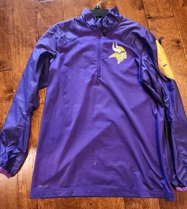 Nike Minnesota Vikings Pullover Jacket Size Medium - Picture 1 of 6