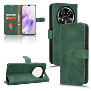 For Oukitel C37 Skin Feel Magnetic Flip Leather Phone Case Cover Shell - Picture 1 of 1